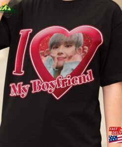 Ateez Mingi Cute Photo I Love My Boyfriend Shirt Custom Merch Unisex Classic