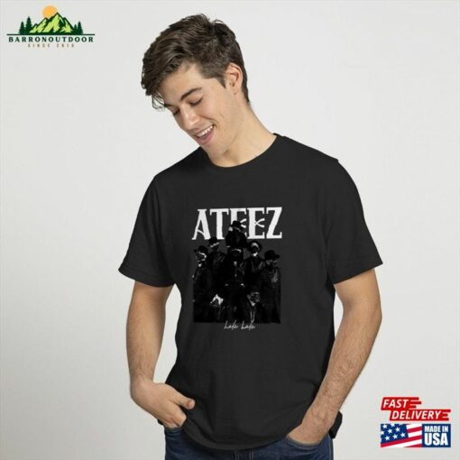 Ateez Outlaw Shirt Kpop Unisex San Members Hoodie Sweatshirt