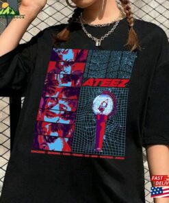 Ateez Outlaw Shirt Ot8 Retro Kpop Unisex Sweatshirt