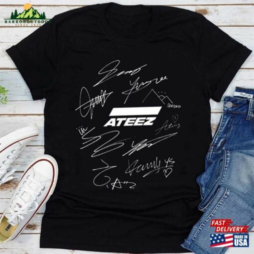 Ateez Outlaw Shirt Signature The Fellowship Tour 2023 Kpop Sweatshirt Hoodie