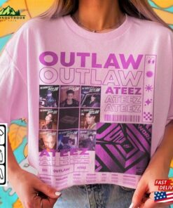 Ateez Outlaw Shirt Tee Hongjoong Seonghwa Yunho Yeosang San Mingi Wooyoung Jongho Hoodie Sweatshirt Classic 2