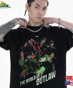 Ateez Outlaw Shirt The World Ep2 Merch Tour T-Shirt Hoodie Unisex