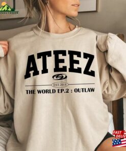 Ateez Outlaw Sweatshirt The World Ep2 Shirt Tour Hoodie T Shirt 1