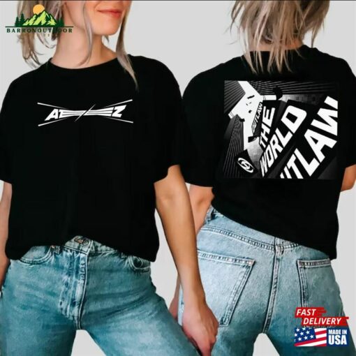 Ateez Outlaw T-Shirt The World Ep2 Shirt Bouncy Unisex