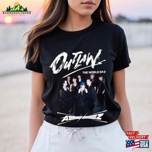 Ateez Outlaw T-Shirt World Tour The Shirt Sweatshirt Hoodie