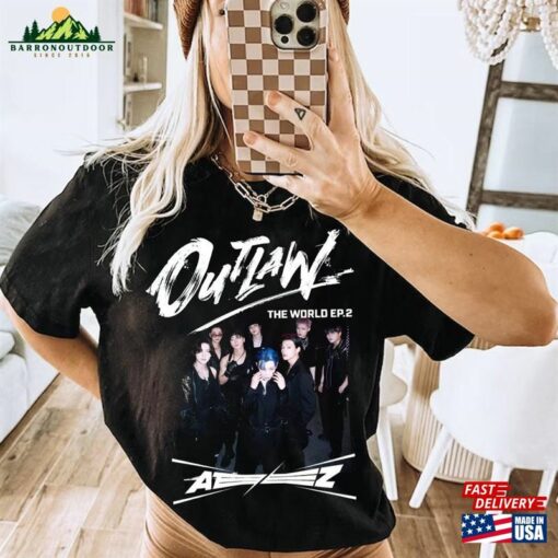 Ateez Outlaw T-Shirt World Tour The Shirt Sweatshirt Hoodie