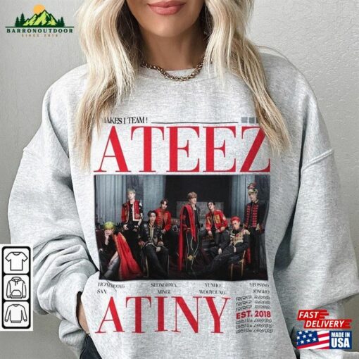 Ateez Sweatshirt Crazy Form Tee Hongjoong San Mingi Wooyoung Shirt V5 Unisex Hoodie