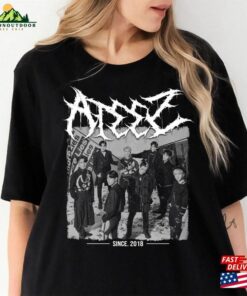 Ateez The Fellowship Break Wall 2023 World Tour Shirt Outlaw Kpop Sweatshirt Classic