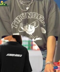 Ateez Thunder Break The Wall Tour Merch Shirt Kpop 2023 World Sweatshirt Unisex Hoodie