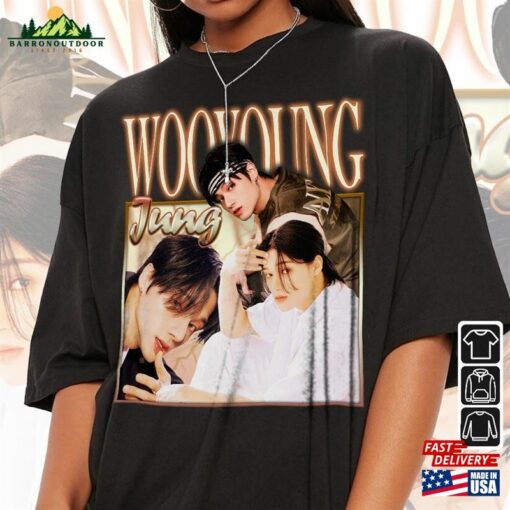 Ateez Wooyoung Kpop Shirt Bouncy Tee Outlaw Unisex Sweatshirt