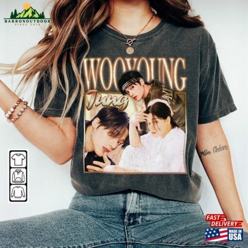 Ateez Wooyoung Kpop Shirt Bouncy Tee Outlaw Unisex Sweatshirt