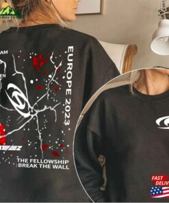 Ateez World Tour The Fellowship Break Wall Shirt Kpop Hoodie Sweatshirt