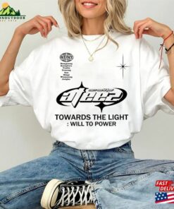 Ateez Y2k Style Shirt Towards The Light Will To Power Sweatshirt 2024 World Tour Hoodie T Shirt 1