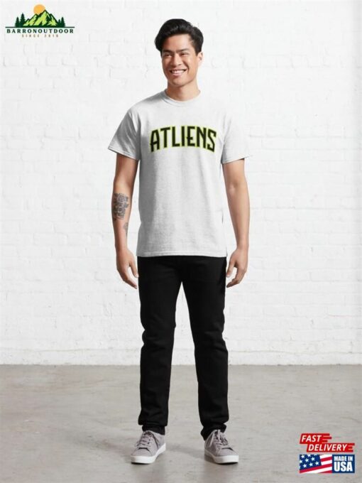 Atliens Logo Wordmark Black Classic Sweatshirt