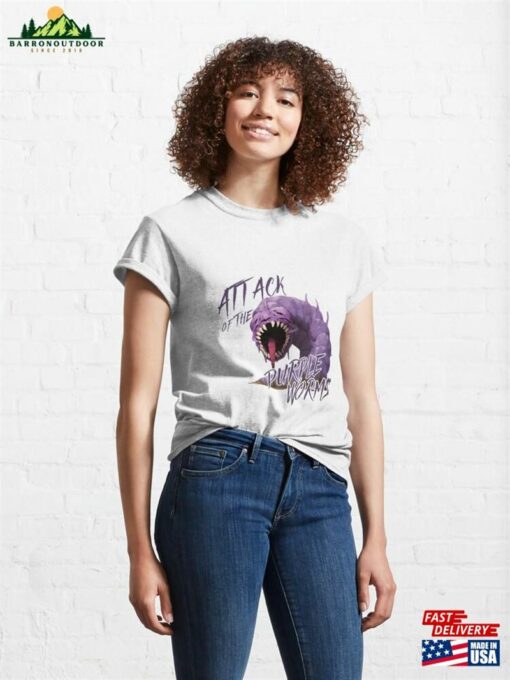 Attack Of The Purple Worms Classic T-Shirt Unisex