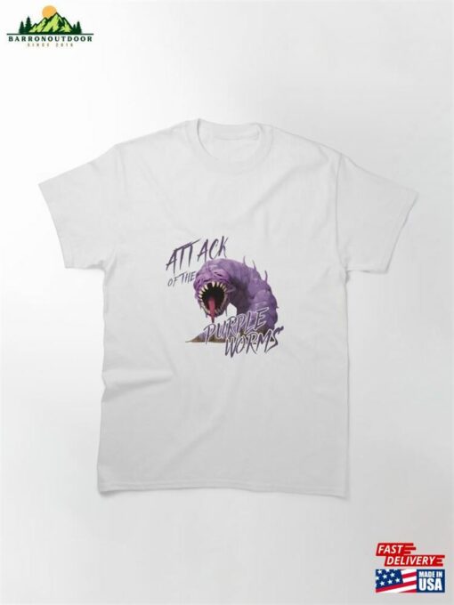 Attack Of The Purple Worms Classic T-Shirt Unisex