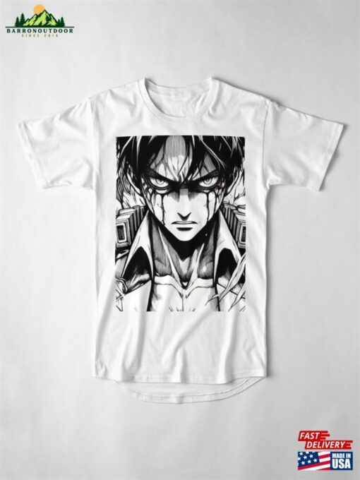 Attack On Titan Anime Fanart Long T-Shirt Classic