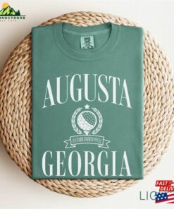 Augusta Georgia Comfort Colors Short Sleeve T-Shirt Vintage Retro Style Golf Country Club Shirt Gift For Golfer Sweatshirt Unisex
