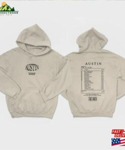 Austin Post Malone Tracklist Shirt 2023 Sweatshirt Hoodie