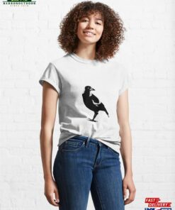 Australian Magpie Black And White Classic T Shirt Hoodie 1