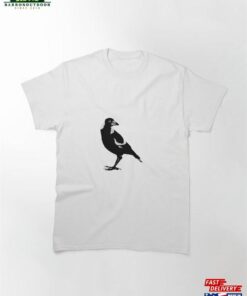 Australian Magpie Black And White Classic T Shirt Hoodie 2