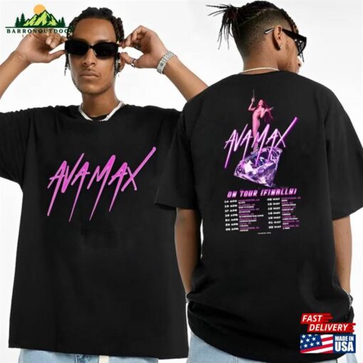 Ava Max 2023 On Tour Finally Shirt New Diamonds And Dancefloors Classic Unisex