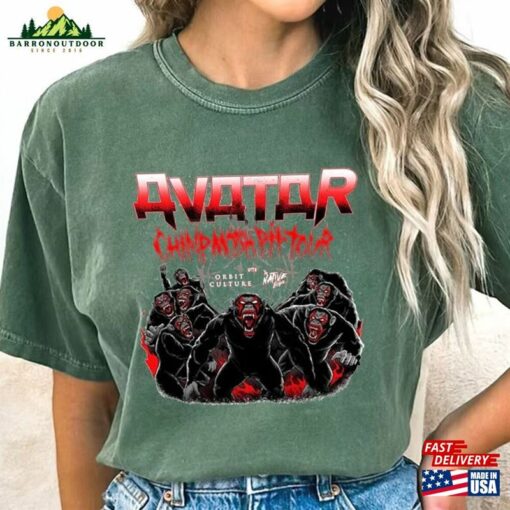 Avatar Chimp Mosh Pit Tour 2023 Shirt Metal Band Fan Concert Hoodie T-Shirt