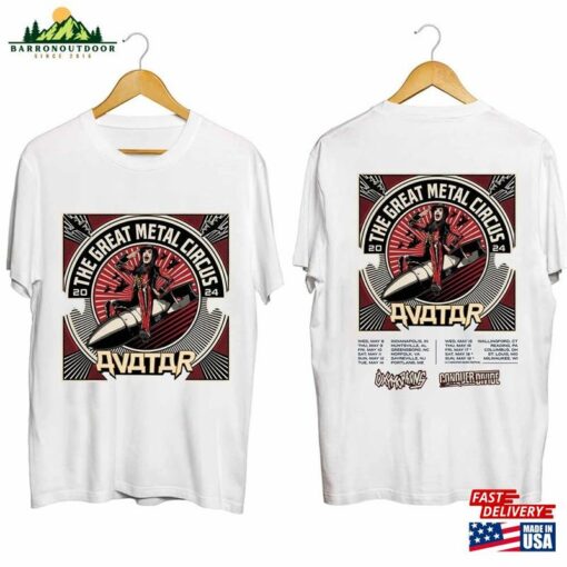 Avatar The Greatest Metal Circus Tour 2024 Shirt Band Fan T-Shirt Hoodie