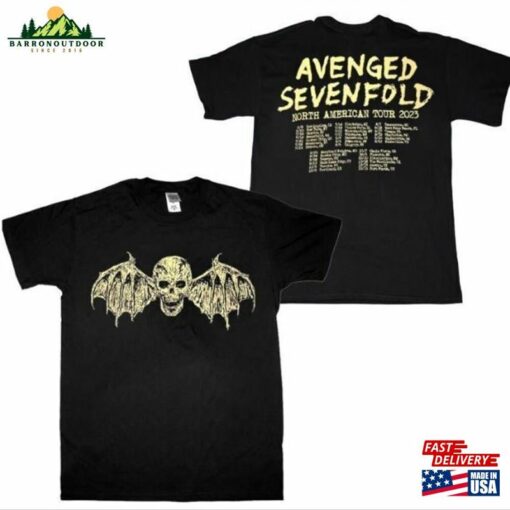 Avenged Sevenfold 2023 Tour T-Shirt Limited Edition Fan Shirt Hoodie