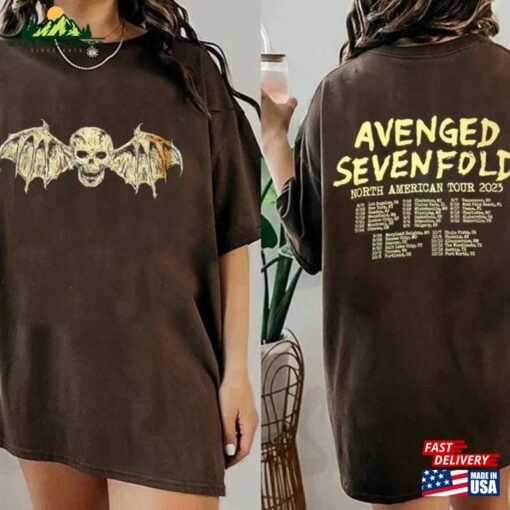 Avenged Sevenfold Band Fan Shirt 2023 Tour Classic Hoodie