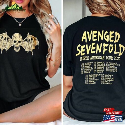 Avenged Sevenfold Band Fan Shirt 2023 Tour Sweatshirt T-Shirt