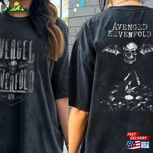 Avenged Sevenfold Distressed Vintage Band Shirt Fan 2023 Tour T-Shirt Hoodie