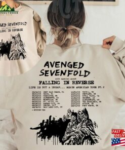 Avenged Sevenfold Life Is But A Dream North American Tour 2023 3D Shirt Band Fan Sweatshirt Unisex 2