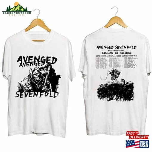 Avenged Sevenfold Life Is But A Dream North American Tour 2023 Shirt Band Fan T-Shirt Unisex