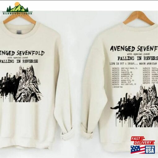 Avenged Sevenfold Life Is But A Dream North American Tour 2023 Shirt T-Shirt Hoodie