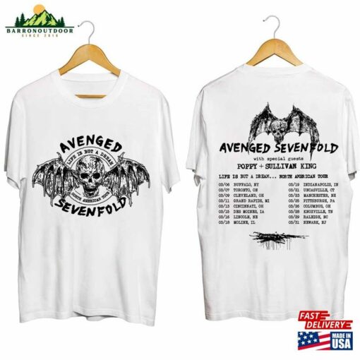 Avenged Sevenfold Life Is But A Dream North American Tour 2024 Shirt Band Fan Classic Sweatshirt