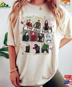 Avengers The Eras Tour Comfort Color Shirt Avenger Assemble Tarot Card Marvel Fan Gift Sweatshirt Hoodie