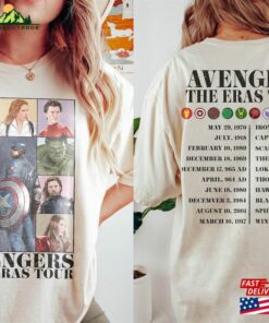 Avengers The Eras Tour Shirt Avenger Mcu Assemble Sweatshirt Marvel Fan Gift Hoodie T Shirt 1