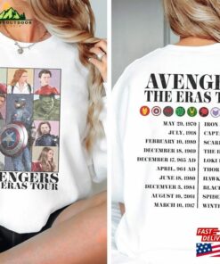 Avengers The Eras Tour Shirt Avenger Mcu Assemble Sweatshirt Marvel Fan Gift Hoodie T Shirt 2