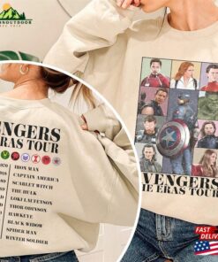 Avengers The Eras Tour Shirt Avenger Mcu Assemble Sweatshirt Marvel Fan Gift Hoodie T Shirt 3