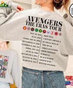 Avengers The Eras Tour Shirt Avenger Mcu Assemble Sweatshirt Marvel Fan Gift Hoodie T Shirt 4