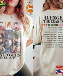 Avengers The Eras Tour Shirt Avenger Mcu Assemble Sweatshirt Marvel Fan Gift Unisex 1