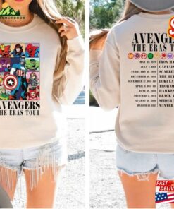 Avengers The Eras Tour Shirt Spiderman Superhero Family Sweatshirt Classic