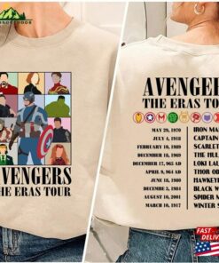 Avengers The Eras Tour Sweatshirt Avenger Assemble Shirt Marvel Fan Gift Hoodie 1