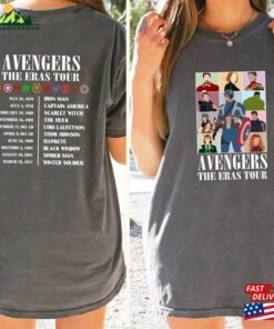 Avengers The Eras Tour Sweatshirt Avenger Assemble Shirt Marvel Fan Gift Hoodie 4