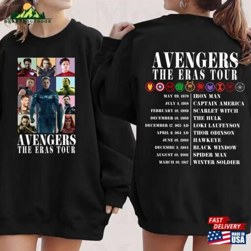 Avengers The Eras Tour Sweatshirt Unisex T-Shirt