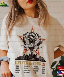 Avengers Universe Tour 23 Shirt Assembled Superhero Family Sweatshirt Classic 1