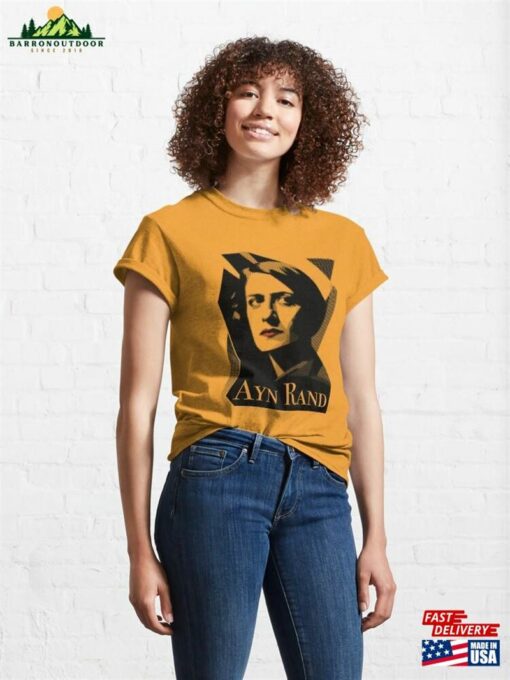 Ayn Rand Classic T-Shirt Hoodie Unisex