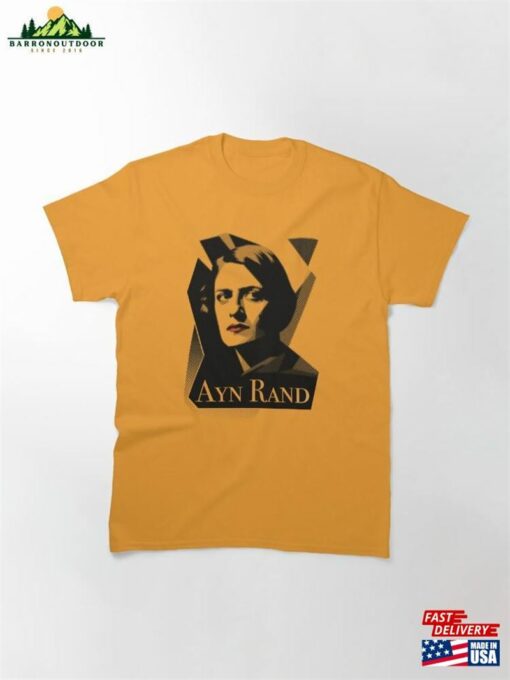 Ayn Rand Classic T-Shirt Hoodie Unisex