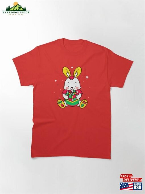 Baby Bunnies Christmas Delight Adorable Holiday Bunny Gifts Classic T-Shirt Sweatshirt Unisex